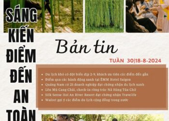 Bản tin Sáng kiến Điểm đến An toàn, Tuần 30 ngày 18-8-2024