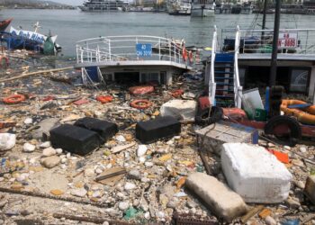 Chung tay làm sạch rác trên Vịnh Hạ Long